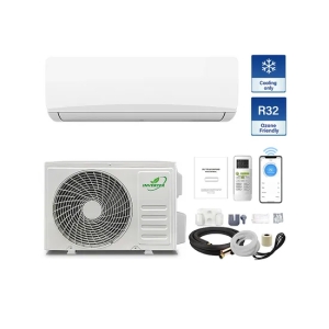 Mini aire acondicionado partido elegante montado en la pared de 9000BTU 12000BTU 18000BTU 24000BTU