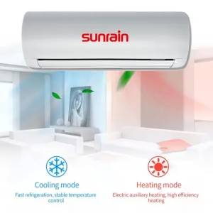 Sunrain Factory Direct Vente sur la grille hors réseau de puissance hybride/DC/AC en poudre 18000 BTU climatiseur solair
