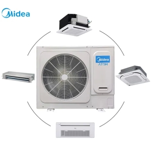 Enfriamiento de Midea y tipo de cuatro vías montado techo aire acondicionado del casete de la calefacción para el chalet