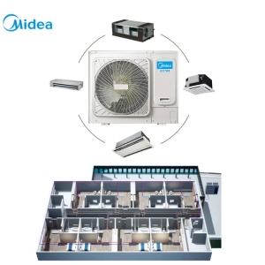 Midea Vrf System 15.5kw 52kbtu Energy-Efficient Domestic Air Conditioner Direct Manufacturers Vrf System 4 Way Ceiling C