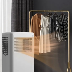 Mini ar condicionado portátil refrigerando para acampar Home Quiet com controle remoto