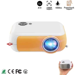 Hot Selling A10 Mini Projector 480X360 Portable Home Theater Mini LED HD Digital Laser Projector Mobile Phone USB Connec