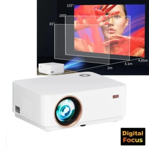 Mini proyector 500ANSI Android 12 1080p Bt WiFi Home/Office Gaming dormitorio Home Cinema 4K soporte inteligente proyect