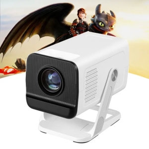 Mini proyector inteligente 720p 4K-compacto, Android 11, WiFi, Bluetooth, perfecto para cine en casa