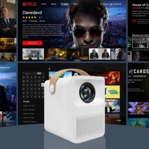 Best Amazon Sales Mini Pico Pocketable Projector Home Theater LCD LED Cinema Video with Factory Price