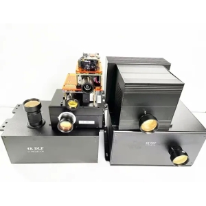 用于4k DLP树脂3D打印机的高精度UV投影仪，DMD660te芯片4k UV投影仪，405nm/385nm LED UV固化4k 3D
