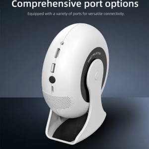 CD200 Android 11 Portable Projector - 270° Rotation, LCD Home Theater, 1+8GB (UK Plug)