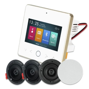 Système audio stéréo Smart Home dans l'amplificateur mural Amplificateur à dents bleues