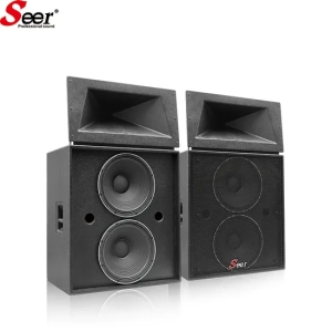 Sistema audio profesional dual del cine de los altavoces del sonido del soporte de la pared de 15 pulgadas