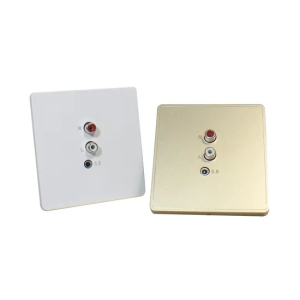 It-50m Stereo Source Wall Input Panel in European 86 Standard Use for Smart Home Theater Amplifier and Audio Set