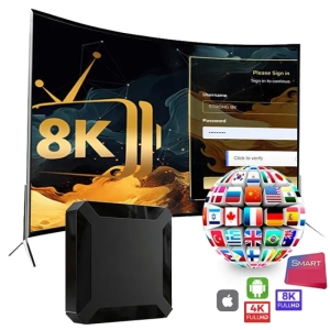 Wholesale Global TV Box 4K Gold 8K Strong IPTV Set Top Box Smarters PRO for Best Strong 8K 4K Playlist for Germany UK Po