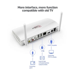 Leadcool Android 11.0 TV Box 2GB 16GB 4K HD Android Smart TV Box Streaming Media Player H. 265 WiFi Set Top Box