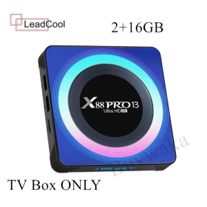 Leadcool X88 PRO 13 Android电视盒Rockchip Rk3528机顶盒