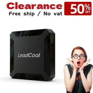 Great Sales Android 10.0 Leadcool H313 Original Chip 1+8g Set Top Box Free Shipping to France 15euros Include All
