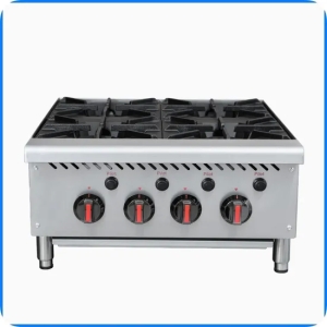 Utilisation du terrain de camping à usage intensif portatif pour cuisinière à gaz commerciale