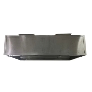 Durável 304 aço inoxidável Island Range Hood para cozinhas comerciais