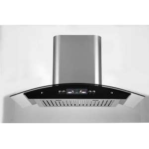 Hot Curved Hoods Stainless Steel Copper Motor 900mm Range Hood