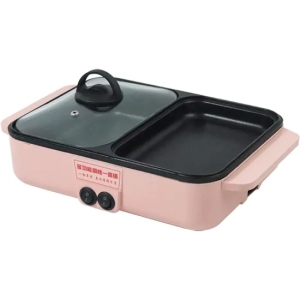 2 in 1 Electric Smokeless Grill and Hot Pot Electric 2 in 1 Hot Pot 2 in 1 BBQ Grill Hot Pot Two-Flavor Two Flavor Doubl