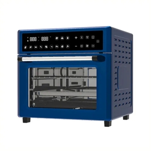 26L Smokeless Cooker Overheat Protection Electric Baking Air Fryer Oven with Rotisserie Fork