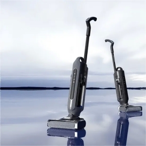 Lightweight Wet and Dry Floor Cleaner with Self Cleaning, One-Step Cleaning, Voice Assistance