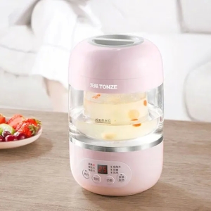 0.7L Verre Électrique Mini Mijoteuse pour Nid D'oiseau Sain Ragoût Mijoteuse