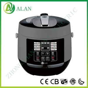 Couleur grise Corps en plastique complet 3qt Mini famille cuiseur à haute pression électrique international