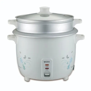 1.8L 10 tazas olla arrocera eléctrica con vidrio tapa de acero inoxidable