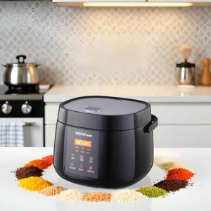 Kitchen Cooker with Easy to Clean Non-Stick Coating Cookware Bowl