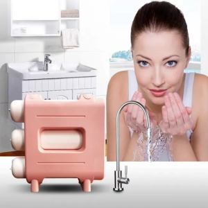 Conbl Purificador de agua de filtración de 3 etapas con filtro de membrana UF para el hogar