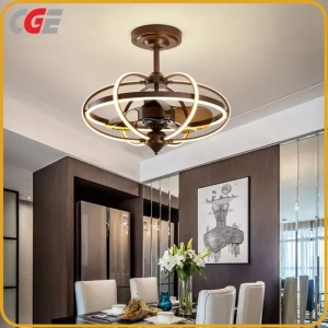 Industriel Vent Plafonnier Ménage Ventilateur Lustre Restaurant Chambre Plafond Ventilateur Lumière