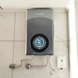 Telde Tankless Instant Electric Water Heater Ultra-Thin Body Save Bathroom Space