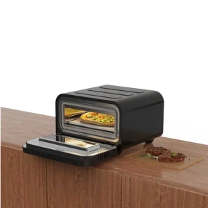 Preminum高温12英寸那不勒斯披萨烤箱与可见窗口