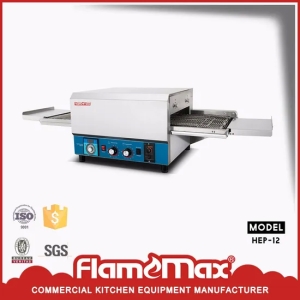 Four électrique commercial de pizza de convoyeur de Tableau-dessus pour la cuisson rapide