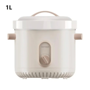 Knob Control Ceramic Mini Slow Cooker 1L -3L Electric Cooker