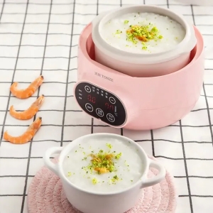 Micro computador Mini bebê comida mingau fazendo máquina fogão lento