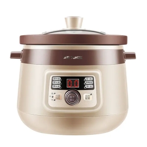 Pot à sauce à ragoût électrique en porcelaine chinoise Pot d'argile pourpre Mijoteuse