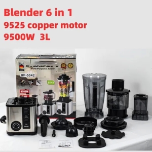 2.5L 3L 6 in 1 Kitchen Appliances Commercial Mixer Smoothie Juicer Food Processor Heavy Duty Blender 3 in 1