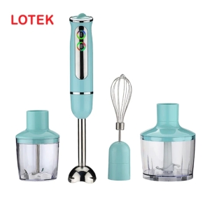 2 Speed Control ETL DC Full Copper Motor LED Light Electric Hand Blender