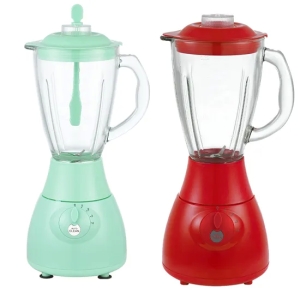 Aparatos de cocina 1.5L Plástico y vidrio Jar Procesador de alimentos Trituradora de hielo Licuadora Smoothie Juicer Lic