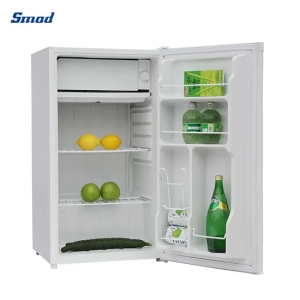 新设计90L实心门小冰箱迷你压缩机冰箱