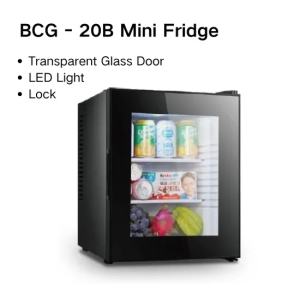 18L silencioso termoeléctrico mini refrigerador Bcg-20b de energía eficiente refrigerador para uso en el hogar y la ofic