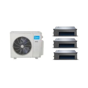 Midea Side Duct Descarga Multi Zone Cassete Teto AC DC 3ton 6HP Inversor Série R410A 50Hz Ar Condicionado