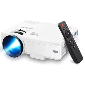 Full HD 1080P Home Cinéma/L'enseignement De L'éducation Vidéo Mini Projecteur avec HDMI/USB/AV/Smartphone/TV Box/Ordinat