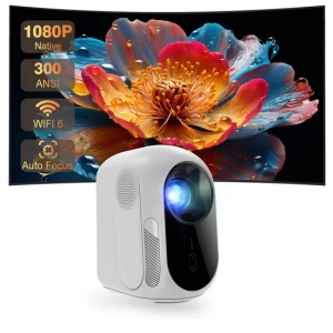 Cre Cr55 LED Mini Projecteur Smart TV Qualité 1080P LCD Projecteur 4K Portable Home Cinéma Projecteur