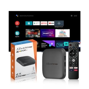 2025 Venta caliente Xs97 ATV PRO Set-Top Box con control remoto Bluttooth y aplicación IPTV