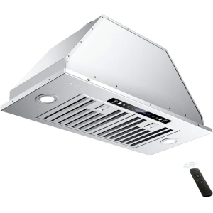 Insert Range Hood, 30-Inch Built-in, cozinha de aço inoxidável Vent Hood