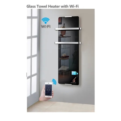 Calentador infrarrojo eléctrico montado en la pared ERP/GS/CE/RoHS del cuarto de baño del panel de cristal