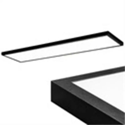 Panel LED lámpara de techo 120x30cm 50W superficie montada techo negro