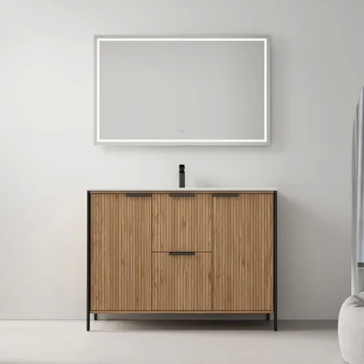 Eco-vanidad europea derecha adaptable certificada del cuarto de baño del estilo de Foor