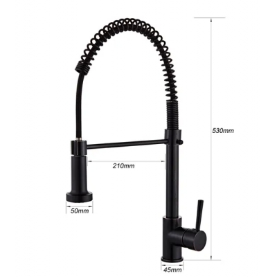 2023 Salud SUS304 Pullout grifo de la cocina 690102